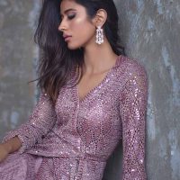Embelisshed Wrap Dress