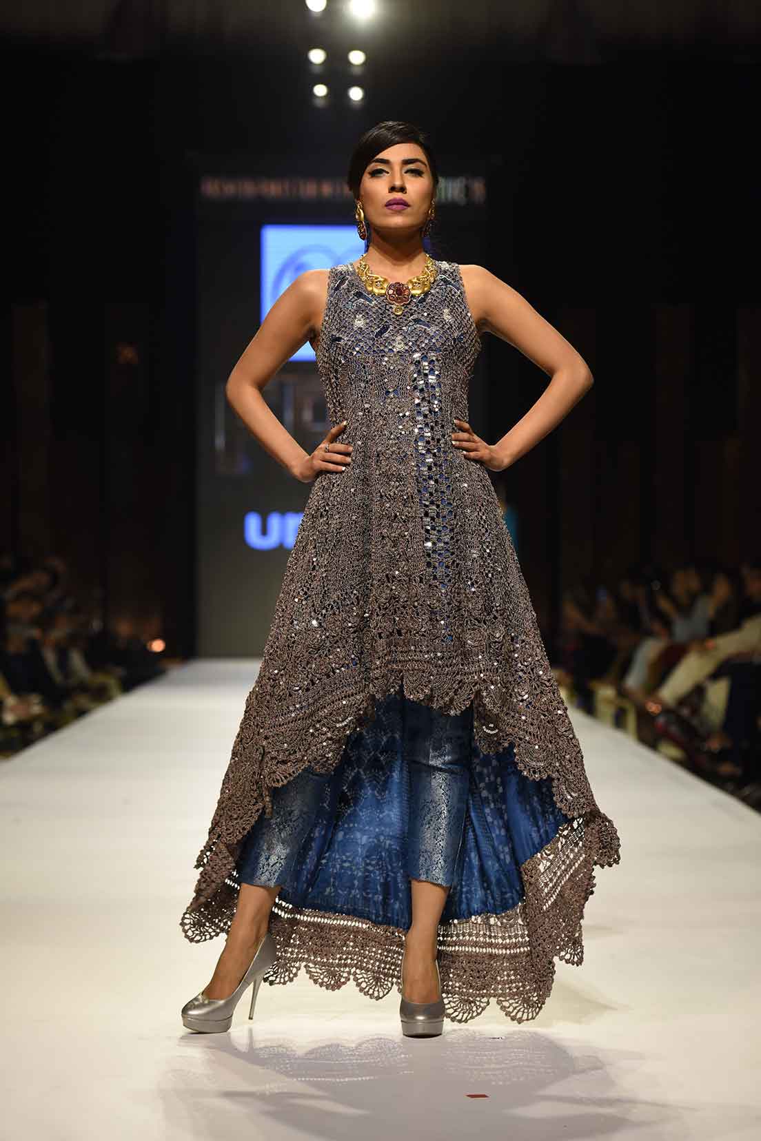 Assymetrical short Anarkali