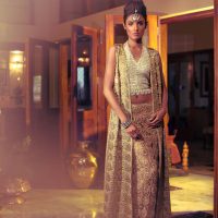 Crochet Jacket and Lehnga set(Click on image for price on request)