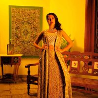 Crochet Jacket and Lehnga set(Click on image for price on request)