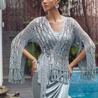 Tassle Wrap Over Jacket